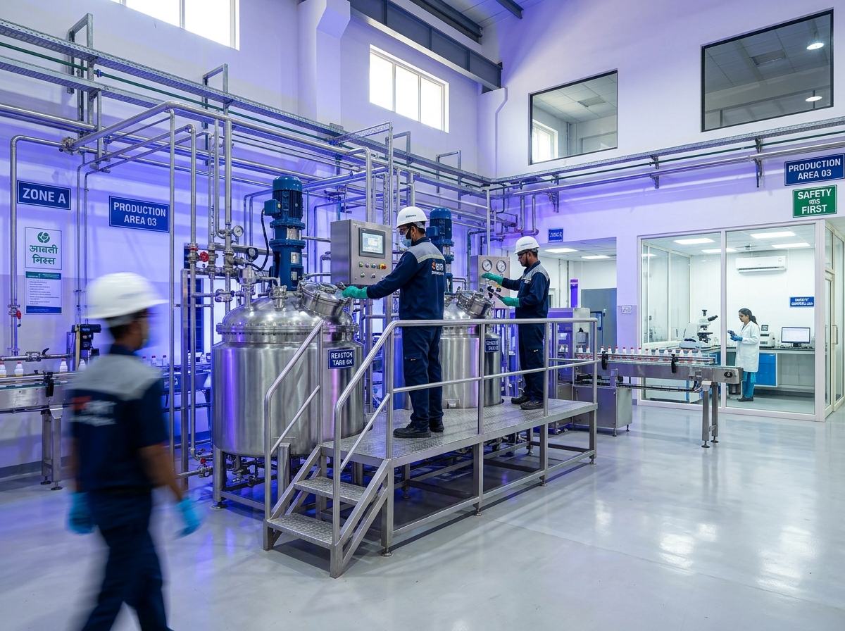 Krishna Ink manufacturing facility and laboratory